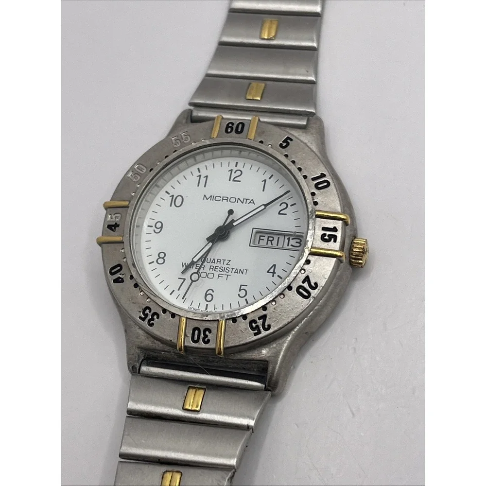 Vintage Micronta for Radio Shack Men's‎ Quartz Watch 37mm Case- New Battery